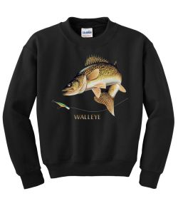 Walleye Combination Crew Neck Sweatshirt - MENS Sizing