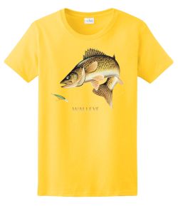 Walleye Combination Ladies Tee