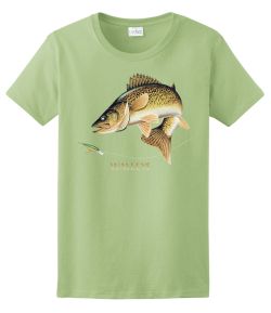 Walleye Combination Ladies Tee