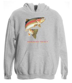 Rainbow Trout Combo Pullover Hooded Sweatshirt