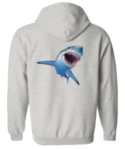 Sharky Zip Up Hooded Sweatshirt