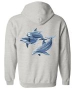 Sea Mammals Zip Hoodies