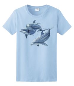 Three Dolphins Ladies Tee