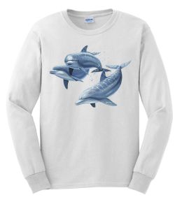 Three Dolphins Long Sleeve T-Shirt