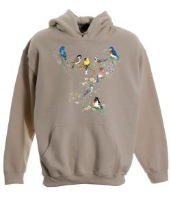 Birds of a Feather Pullover Hooded Sweatshirt