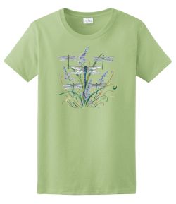 Dragonfly Lace Ladies Tee