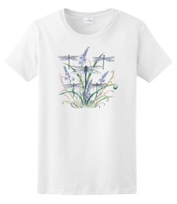 Dragonfly Lace Ladies Tee