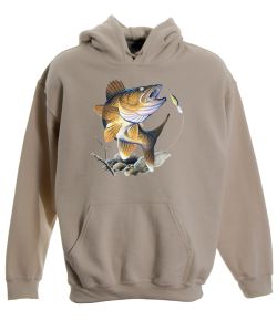 Walleye Pullover Hooded Sweatshirt