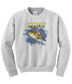 First Stike Smallmouth Bass Crew Neck Sweatshirt