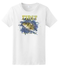 First Stike Smallmouth Bass Ladies Tee