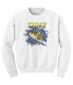 First Stike Smallmouth Bass Crew Neck Sweatshirt - MENS Sizing