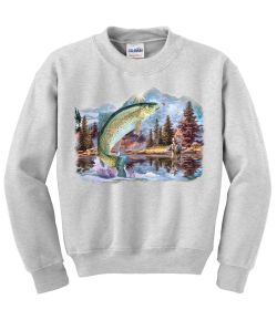 Rainbow Trout Air Crew Neck Sweatshirt - MENS Sizing