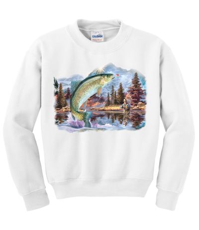 Rainbow Trout Air Crew Neck Sweatshirt