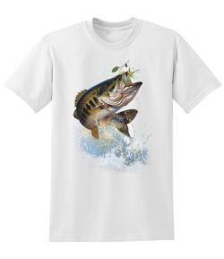Fish and Hook Largemouth Bass 50/50 Tee