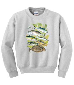 Phantoms Saltwater Fish Crew Neck Sweatshirt - MENS Sizing