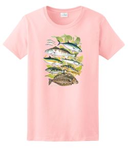 Phantoms Saltwater Fish Ladies Tee