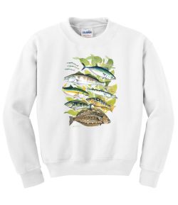 Phantoms Saltwater Fish Crew Neck Sweatshirt