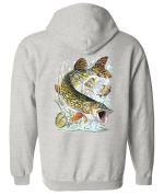 Pike and Muskie Zip Hoodies