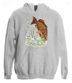 Small Mouth Bass Pullover Hooded Sweatshirt