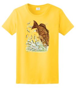Small Mouth Bass Ladies Tee