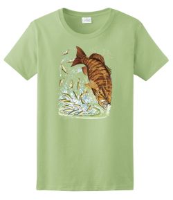Small Mouth Bass Ladies Tee