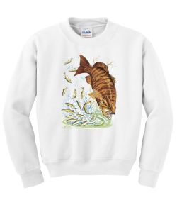 Small Mouth Bass Crew Neck Sweatshirt