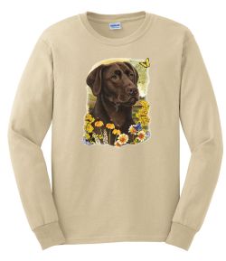 Chocolate Lab Long Sleeve T-Shirt 2XL