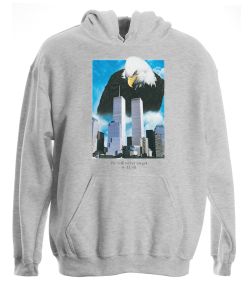 We will Never Forget Eagle Pullover Hooded Sweatshirt