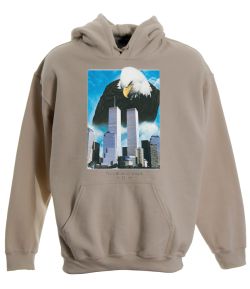 We will Never Forget Eagle Pullover Hooded Sweatshirt