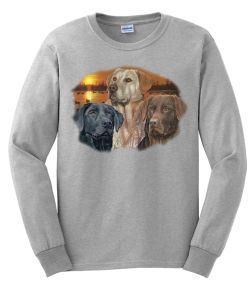 Sunset Labrador Long Sleeve T-Shirt