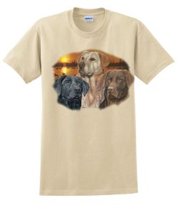 Sunset Labrador Retreivers T-Shirt