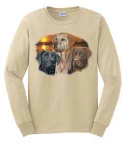 Sunset Labrador Long Sleeve T-Shirt