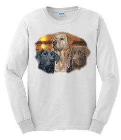 Sunset Labrador Long Sleeve T-Shirt