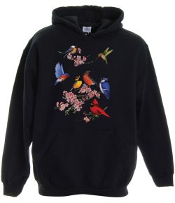 Songbirds of America Pullover Hooded Sweatshirt