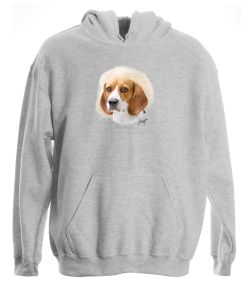 Beagle Head Pullover Hooded Sweatshirt