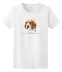 Beagle Head 50/50 Tee