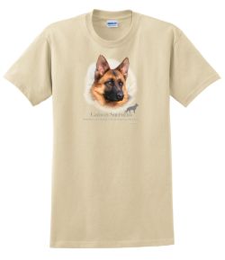 German Shepherd Head T-Shirt