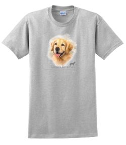 Golden Retriever Head T-Shirt