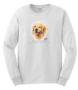 Golden Retriever Head Long Sleeve T-Shirt