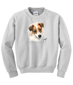 Jack Russell Head Crew Neck Sweatshirt - MENS Sizing