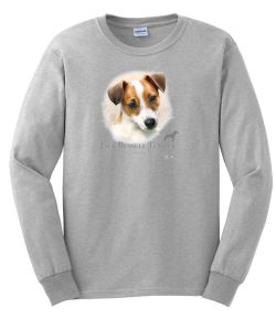 Jack Russell Head Long Sleeve T-Shirt