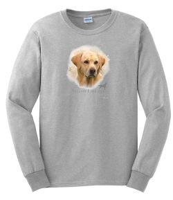 Yellow Labrador Head Long Sleeve T-Shirt