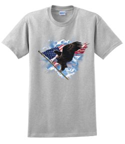 Patriotic Flying Eagle T-Shirt