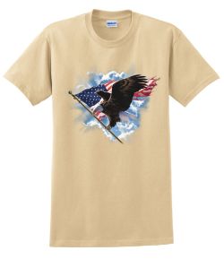 Patriotic Flying Eagle T-Shirt