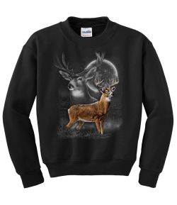 Deer Wilderness Crew Neck Sweatshirt - MENS Sizing