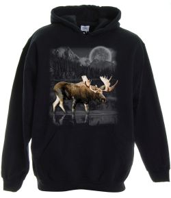 Moose Wilderness Pullover Hooded Sweatshirt