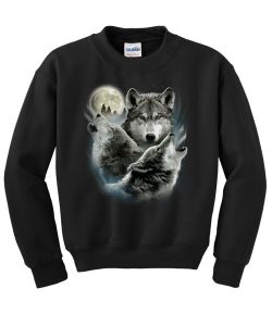 Three Wolves Crew Neck Sweatshirt - MENS Sizing