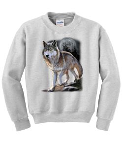 Wolf Alert Crew Neck Sweatshirt - MENS Sizing