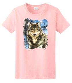 Winter Wolf Ladies Tee