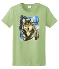 Winter Wolf Ladies Tee